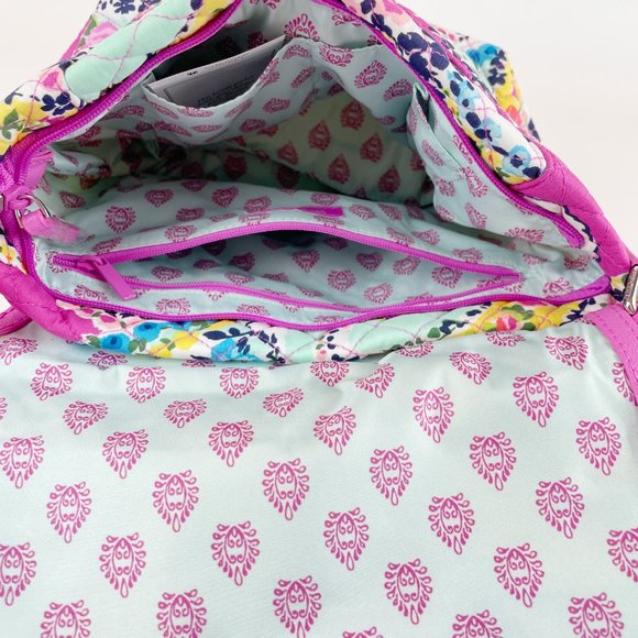 Vera Bradley Carson Crossbody Wildflower Paisley - Picture 9 of 10